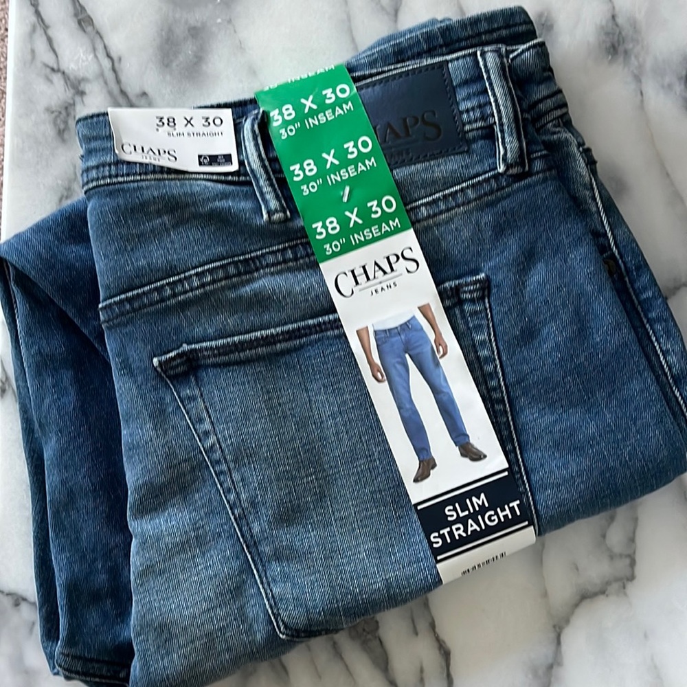Chaps Slim Straight Jeans
